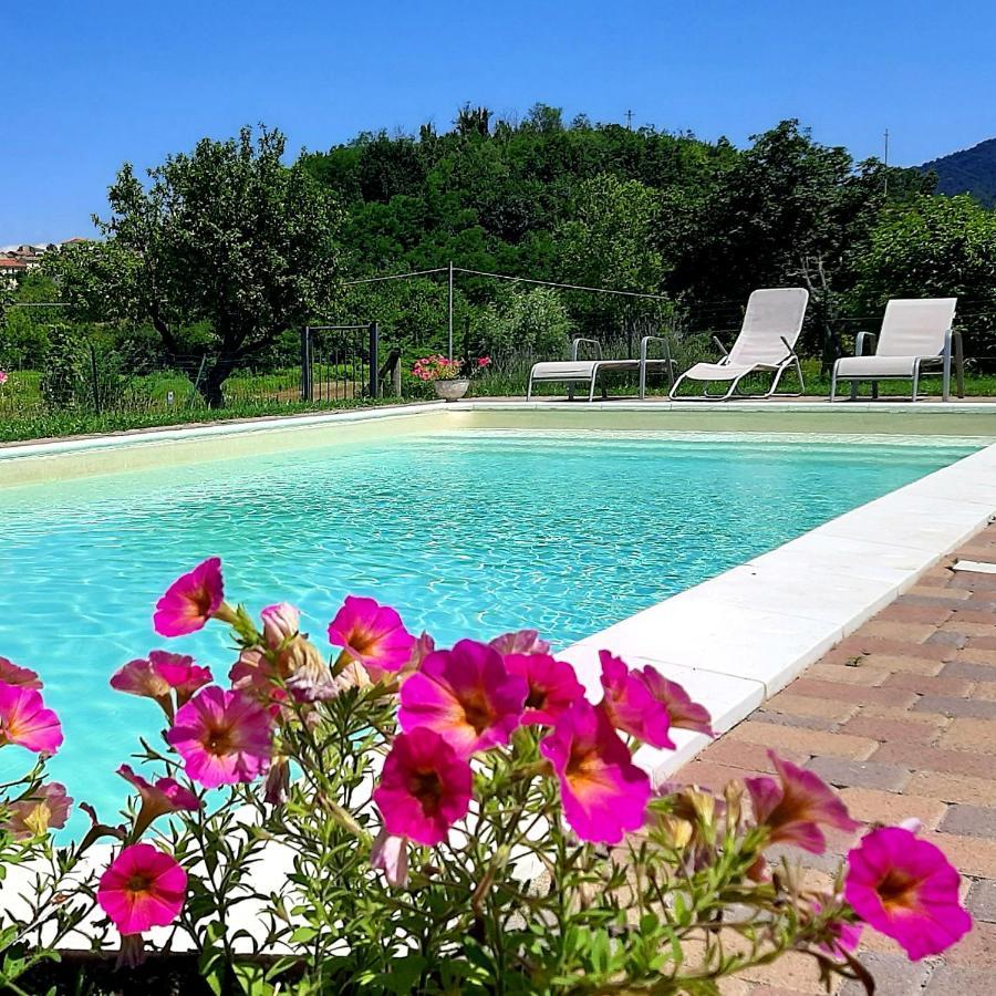 Agriturismo "Veritas" Bed & Wine Casaleggio Boiro Bagian luar foto